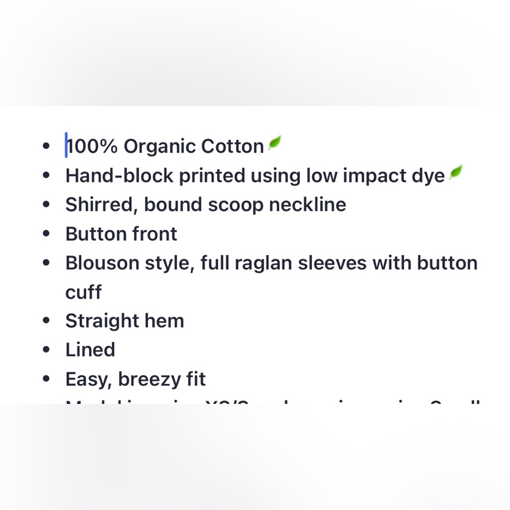 NWT Emerson Fry India Frances Blouse Shirt Top Olive Cheetah Cotton Small - Picture 3 of 3